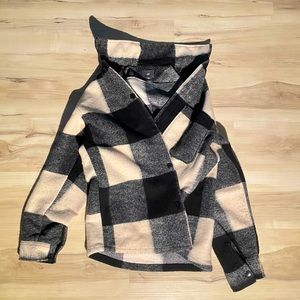 Light Fuzzy Jacket perfect for a Stroll in the city!